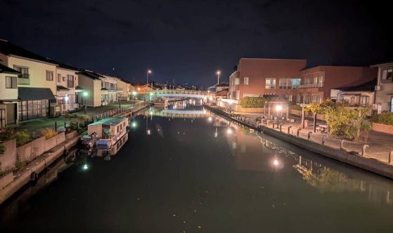 内川の夜景